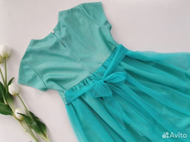 Нарядное платье для девочки 128 134