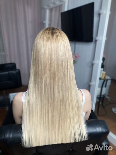 Кератиновое выпрямление