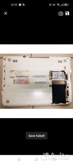 Нижняя панель ноутбука Samsung sf-310