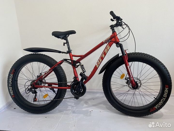 Велосипед фэтбайк 26 колеса двухподвесной