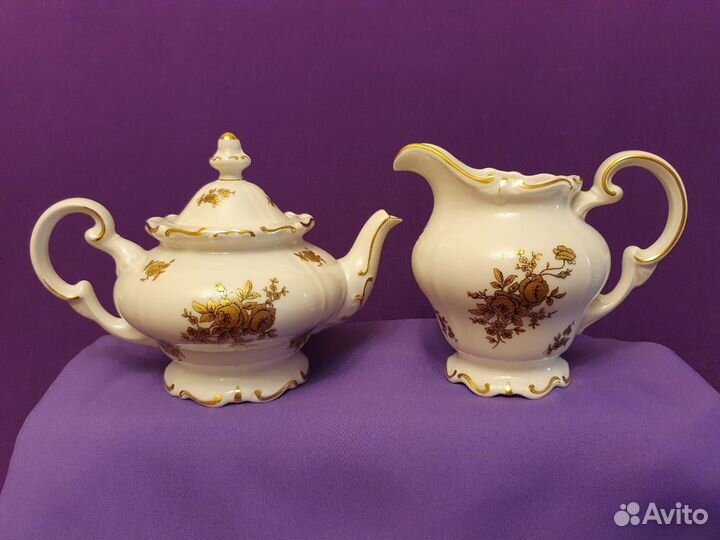 Чайные пары колокол, чайник, сахарница Wеimar