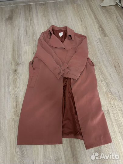 Плащ розовый H&M