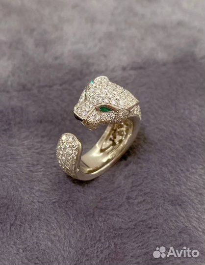 Золотое кольцо Cartier 10 гр 2.25 ct