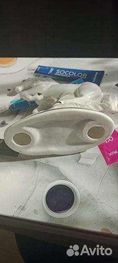 Фарфоровая статуэтка Лошадка. Подсвечник фарфор