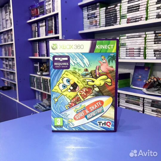 Sponge bob surf & skate Kinect Xbox 360
