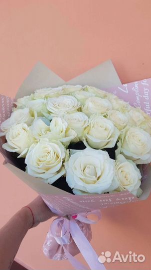 Цветы розы букет