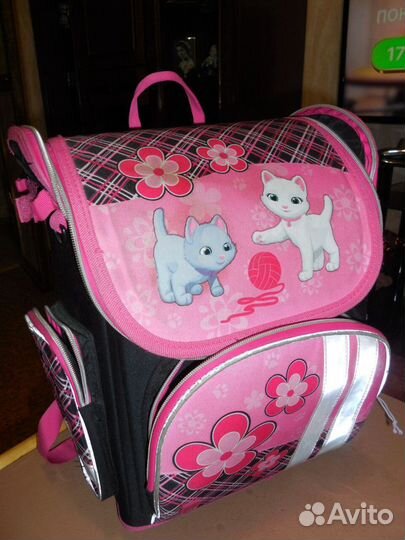 Портфель-рюкзак Маша и М.Мишки.Шапочка Цветочек