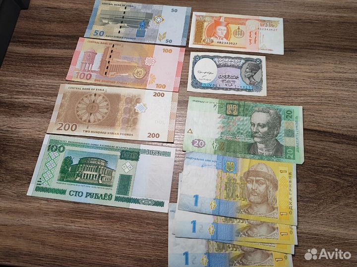 Боны СССР и Россия + Иностранные (поштучно)