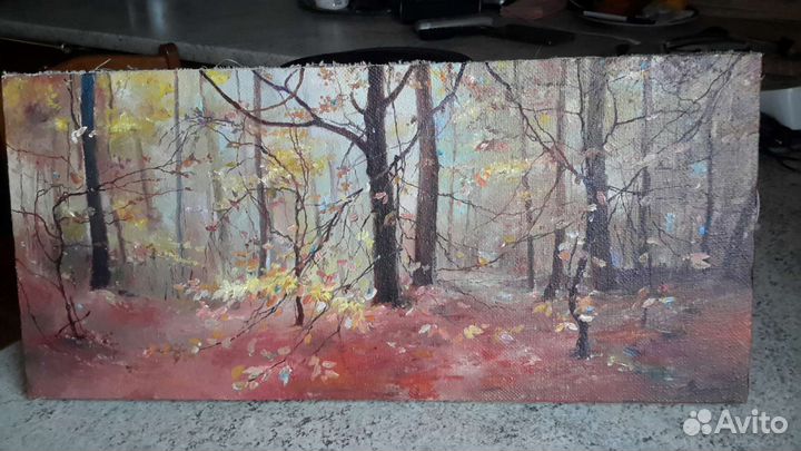 Картина.Холст.Масло.50на23 см. 