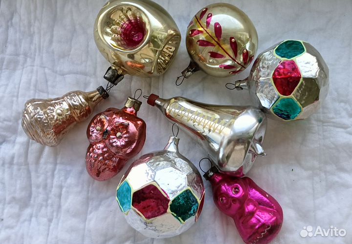 Елочные игрушки СССР