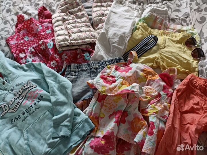 Летние вещи пакетом на девочку 122
