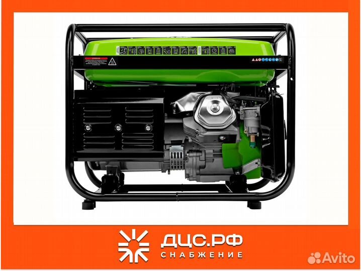 Генератор бензиновый бс-6500, 5.5 кВт, 230В, четыр