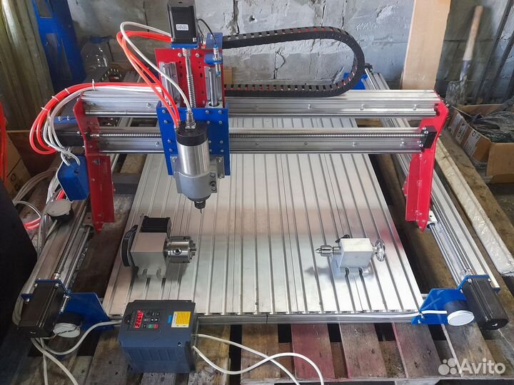 Станок Фрезерный с чпу по дереву и камню