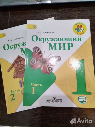 Окружающий мир 1 класс учебник в двух частях
