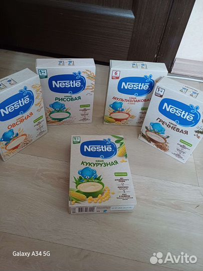 Детские каши безмолочные