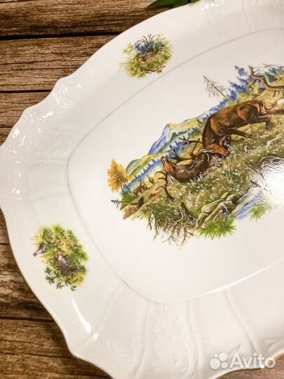 Поднос 40 см Охота Бнрнадотт