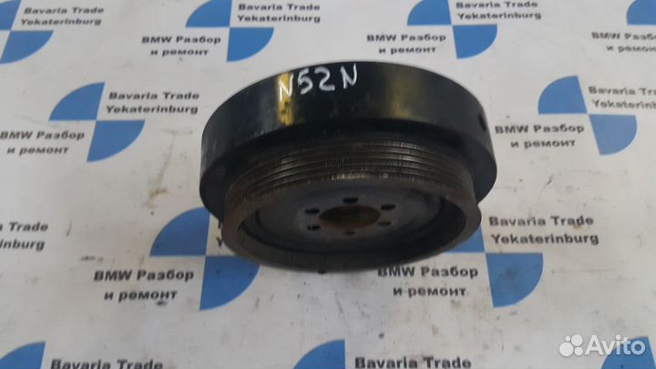 Шкив коленвала бмв н52 bmw n52