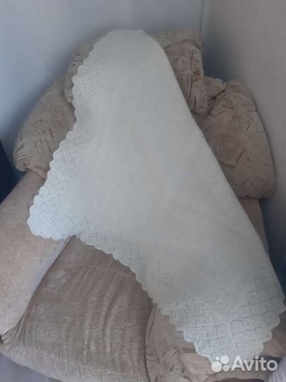 Шаль пуховая ручная работа