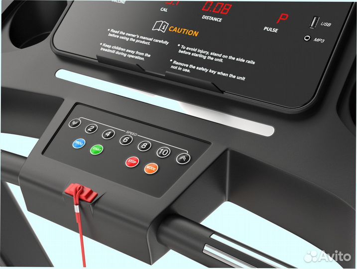 Беговая дорожка unix ST-630R черная