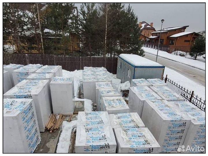 Газобетонные блоки с завода Bonolit