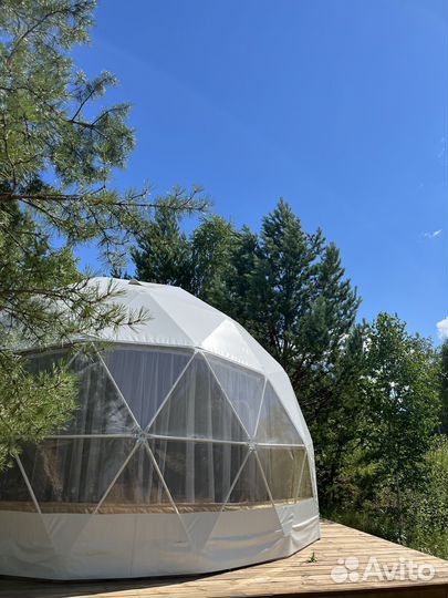 Летний геокупол D6. Домик для глэмпинга