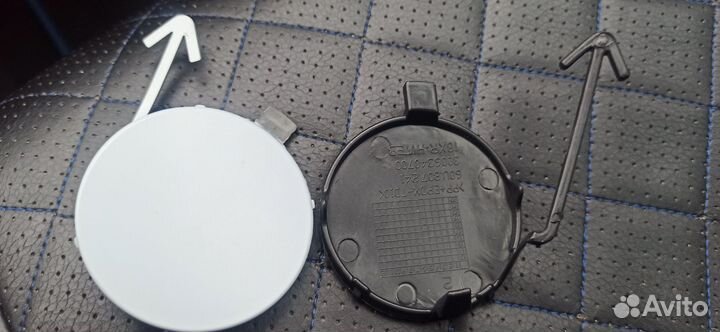 Заглушка крюка бампера переднего skoda rapid