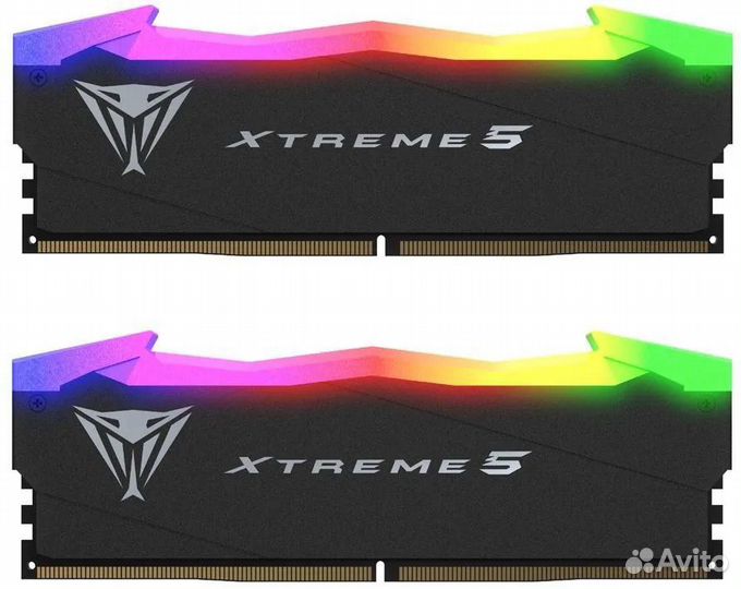 32Gb DDR5 7800MHz Patriot Viper Xtreme 5 RGB (pvxr532G78C38K) (2x16Gb KIT)