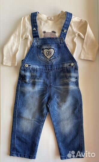 Джинсовый комбинезон gloria jeans 86 лонг 86