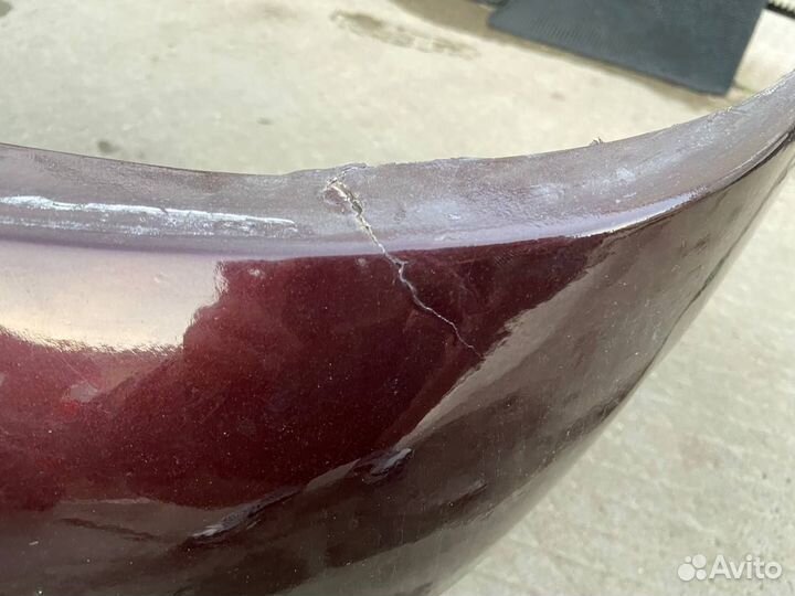 Передний бампер Priora I (дорестайлинг). Портвейн