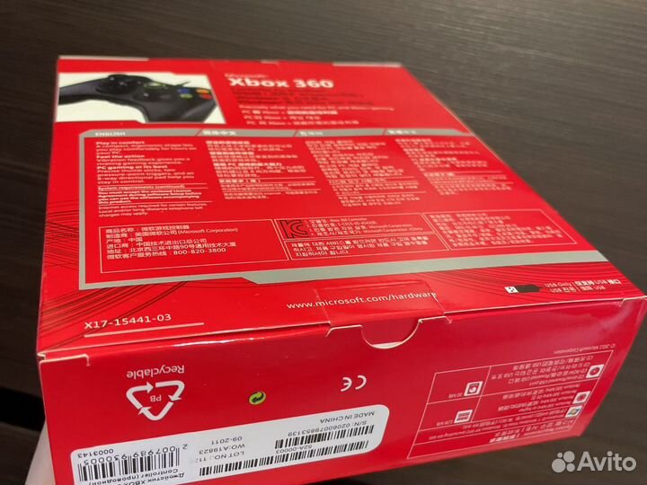 Xbox 360 геймпад джойстик проводной