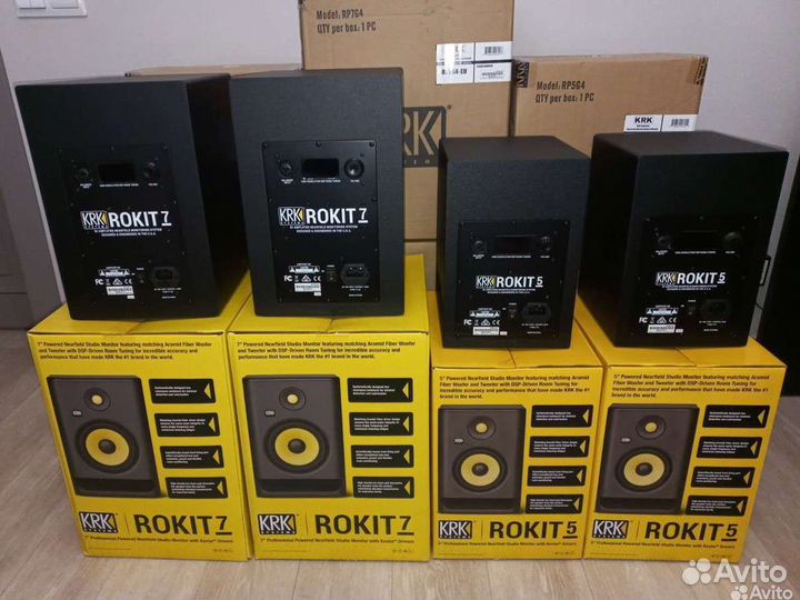 Студийные мониторы KRK Rokit 5 G4, KRK Rokit 7 G4