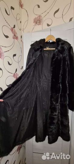 Шуба норковая с капюшоном 44 46