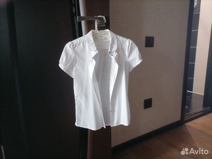 Блузка белая для девочек