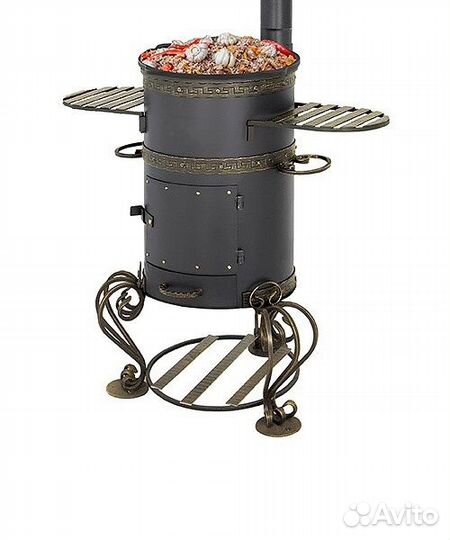 Печь Для Казана Везувий 12л Шмель 100 мм