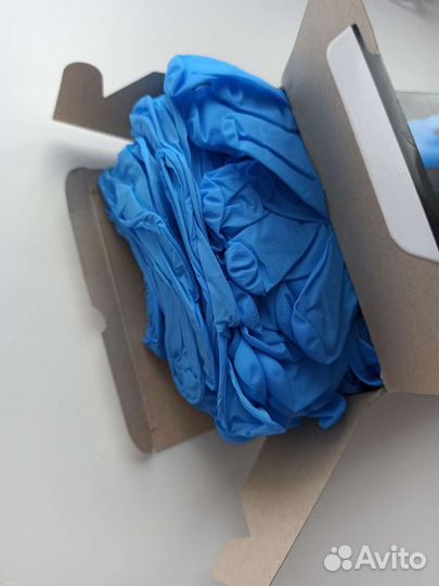 Перчатки нитриловые S, М