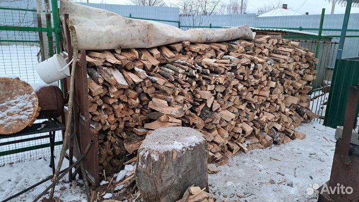 Дрова дубовые,колотые