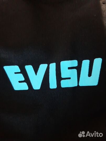 Шорты evisu синие в хорошем состоянии