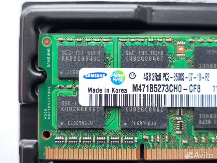 DDR3 4Gb so-dimm 1066MHz для ноутбуков. Гарантия