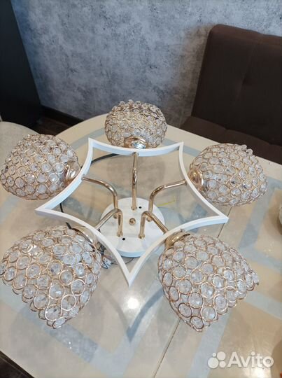 Люстра потолочная бу