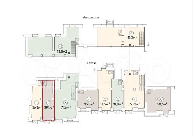 Продам торговое помещение, 39 м²