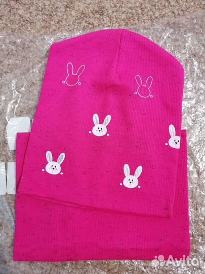 Шапочки и наборы детские новые