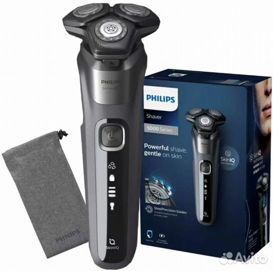 Электробритва Philips S5887/10, черный/серый