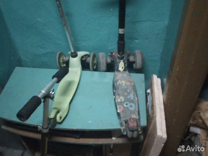 Самокат детский трехколесный бу