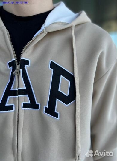 Зип-худи GAP бежевый (Арт.88825)