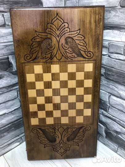 Нарды из дерева, Узор