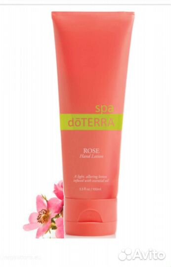 Лосьон для рук dоterra SPA Rose Hand Lotion Роза