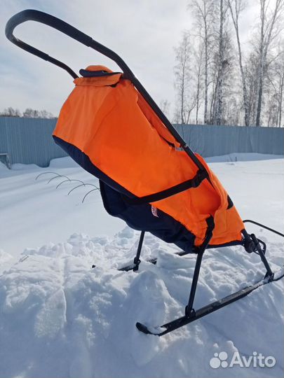 Детские санки коляска