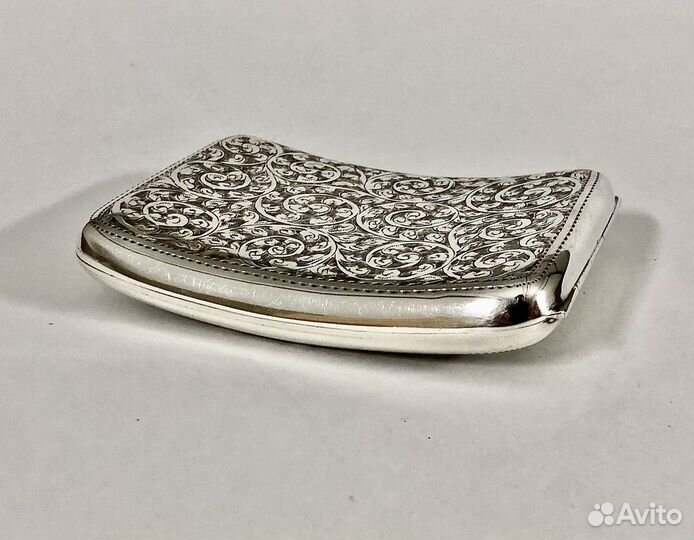 Портсигар антик серебро 1923 год