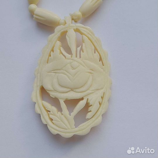 Старинные бусы колье