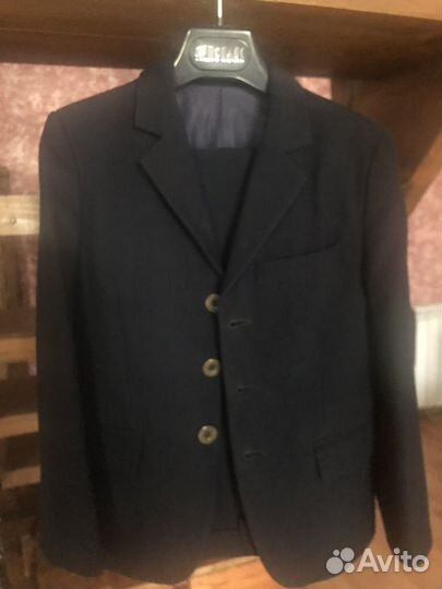 Школьный костюм для мальчика 122 128 синий